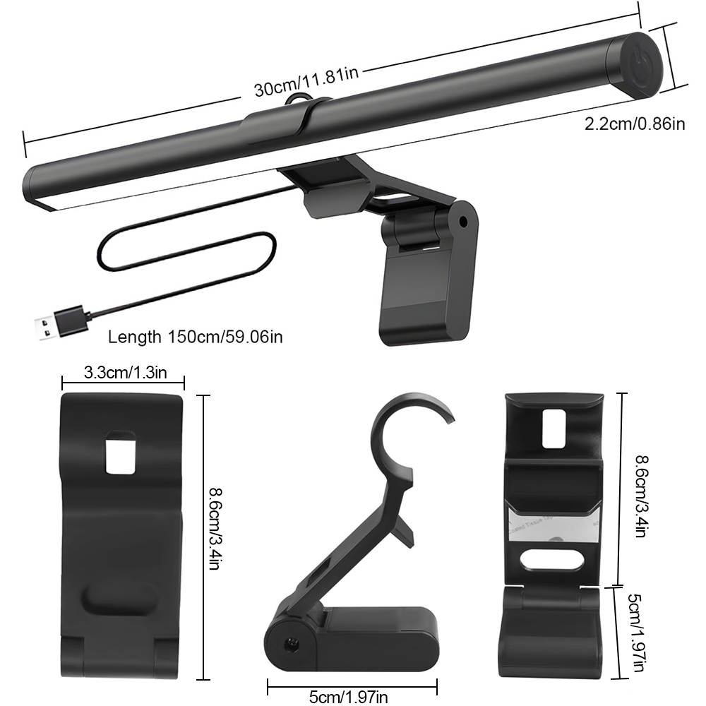 Led Gaming Light Strip - Barre lumineuse suspendue pour écran d'ordinateur