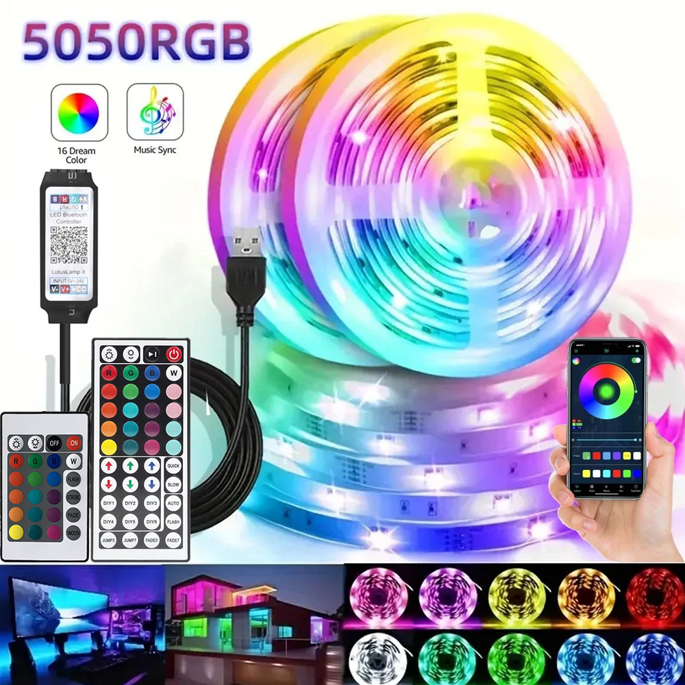 Led Gaming Light Strip - Bande lumineuse LED RGB intelligente pour