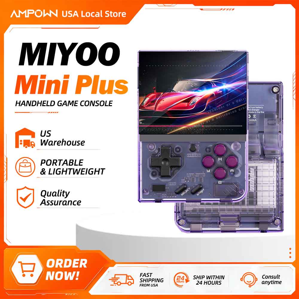 Gaming Console.Emulators - Console de jeu portable rétro Miyoo