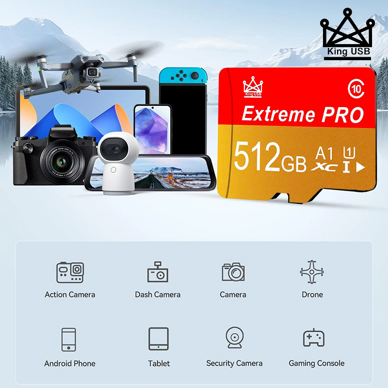 Gaming Console And Monitor - Carte mémoire fiable 256 Go Micro