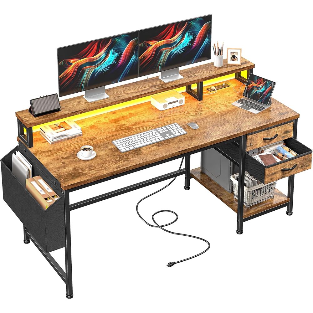 Led Gaming Light Strip - Bureau de jeu compact 48 pouces