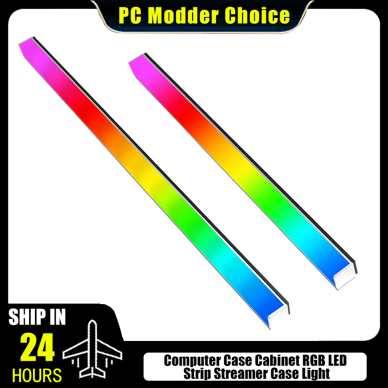 Led Gaming Light Strip - Barre lumineuse dure en aluminium, bande