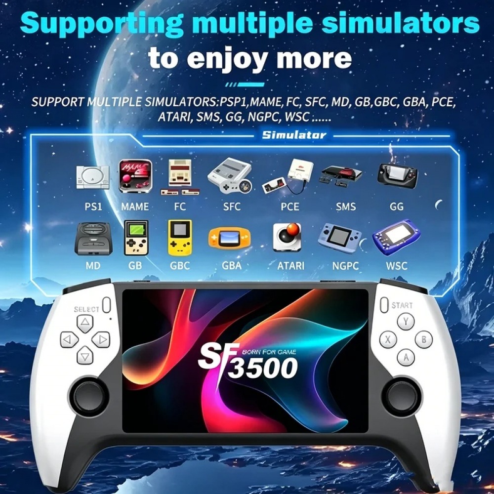 Gaming Console.Emulators - Console de jeu portable SF3500 5