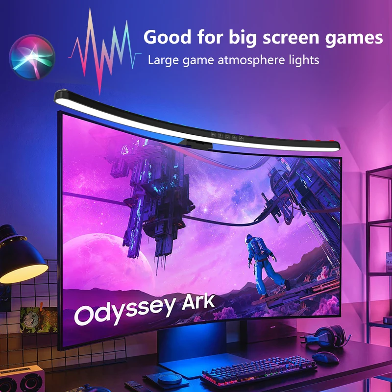 Led Gaming Light Strip - Barre lumineuse pour écran d'ordinateur, RGB,