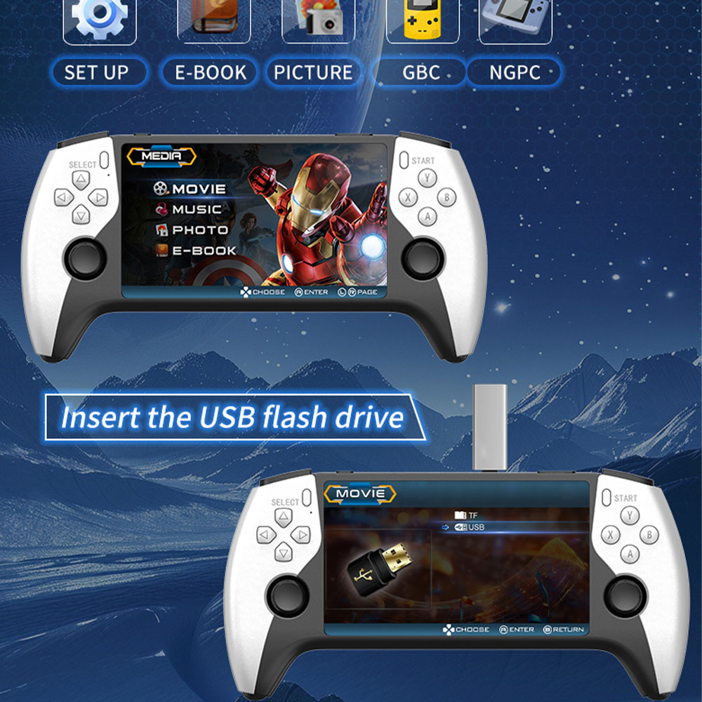 Nouvelle console de jeu portab - Gaming Console.Emulators avis et prix