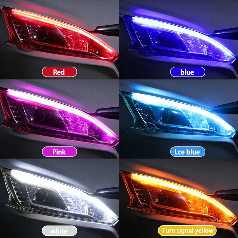 2 pièces voiture DRL Flexible  - Led Gaming Light Strip avis et prix