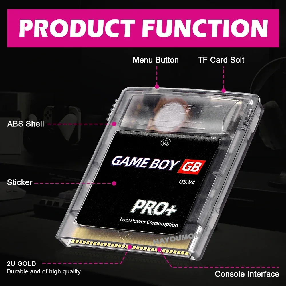 Cartouche de jeu GB PRO+ pour  - Gaming Console Os avis et prix
