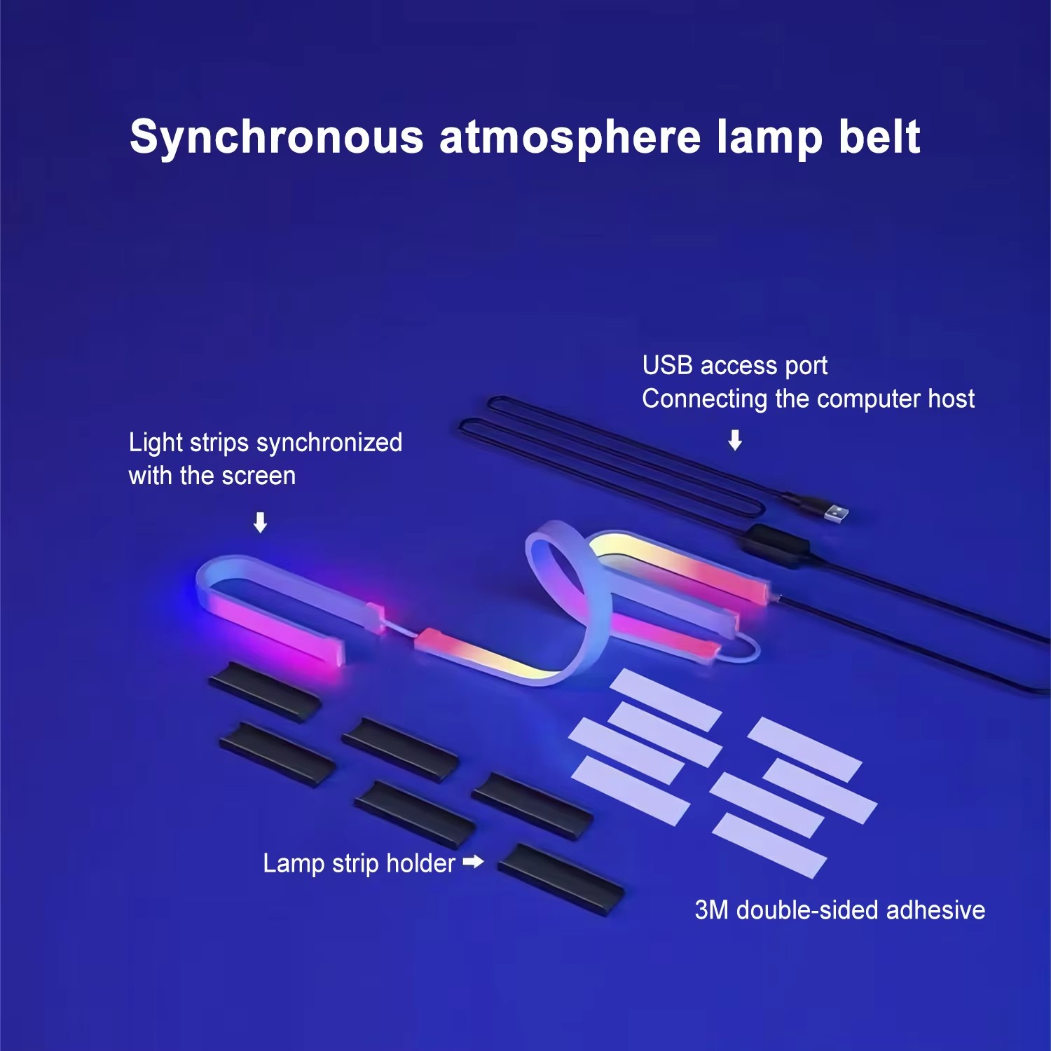Bande lumineuse RGB pour jeux, - Led Gaming Light Strip avis et prix
