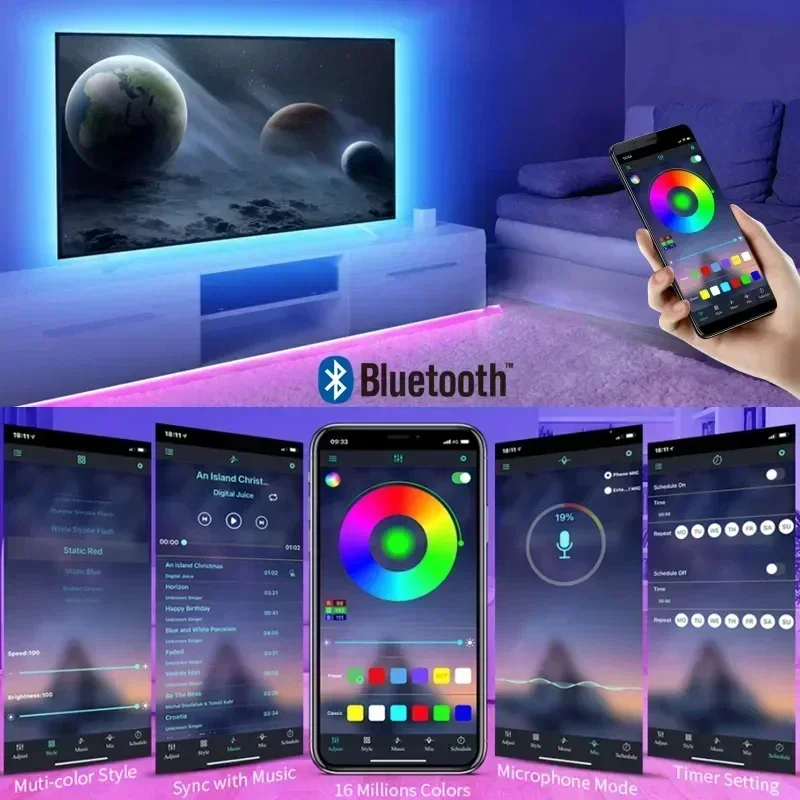 Bande lumineuse LED RGB intell - Led Gaming Light Strip avis et prix