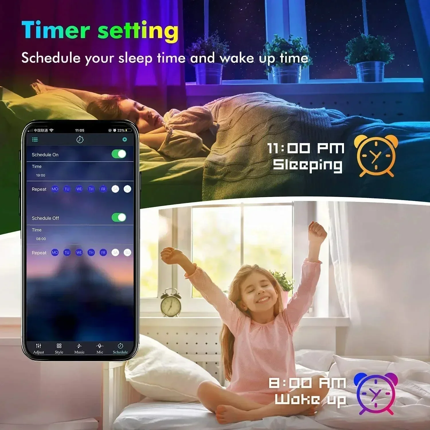 Bande lumineuse LED RGB intell - Led Gaming Light Strip avis et prix