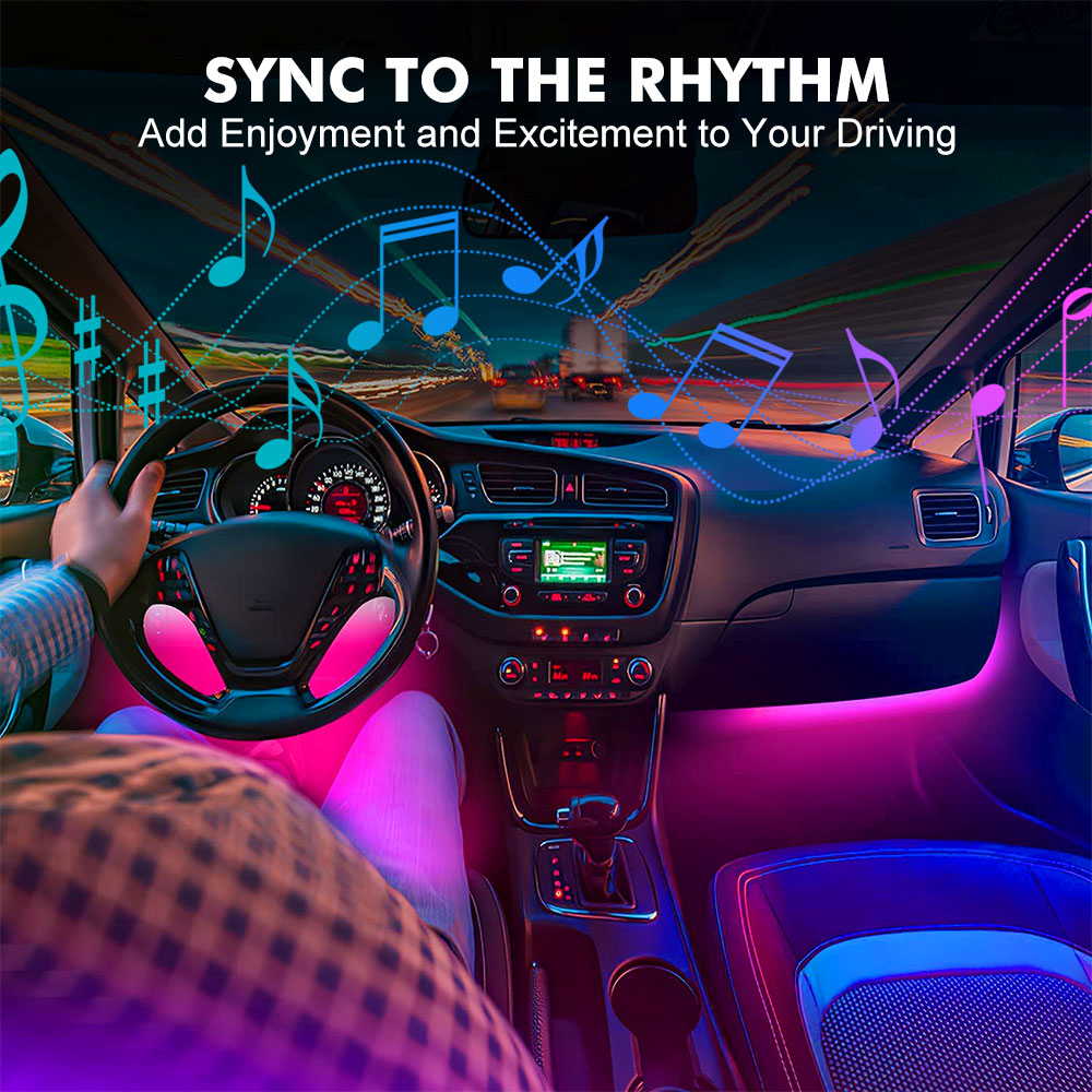 Néon LED intérieur voiture lum - Led Gaming Light Strip avis et prix