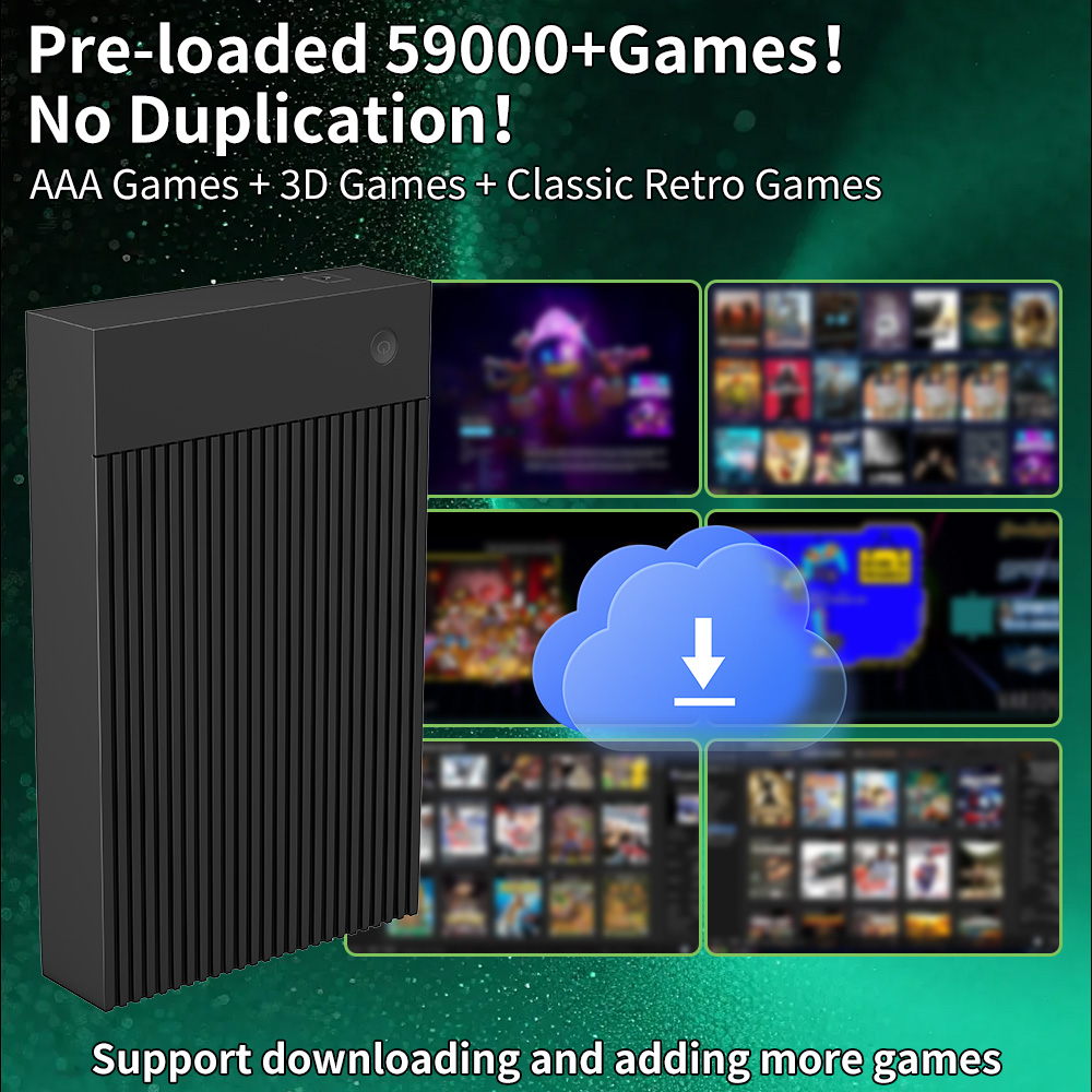 Hyper Base MIX 4T Retro HDD 59 - Gaming Console Emulator avis et prix