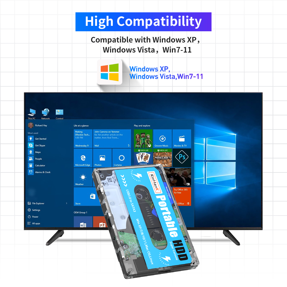 KINHANK 500G Gaming HDD Super  - Gaming Console Os avis et prix